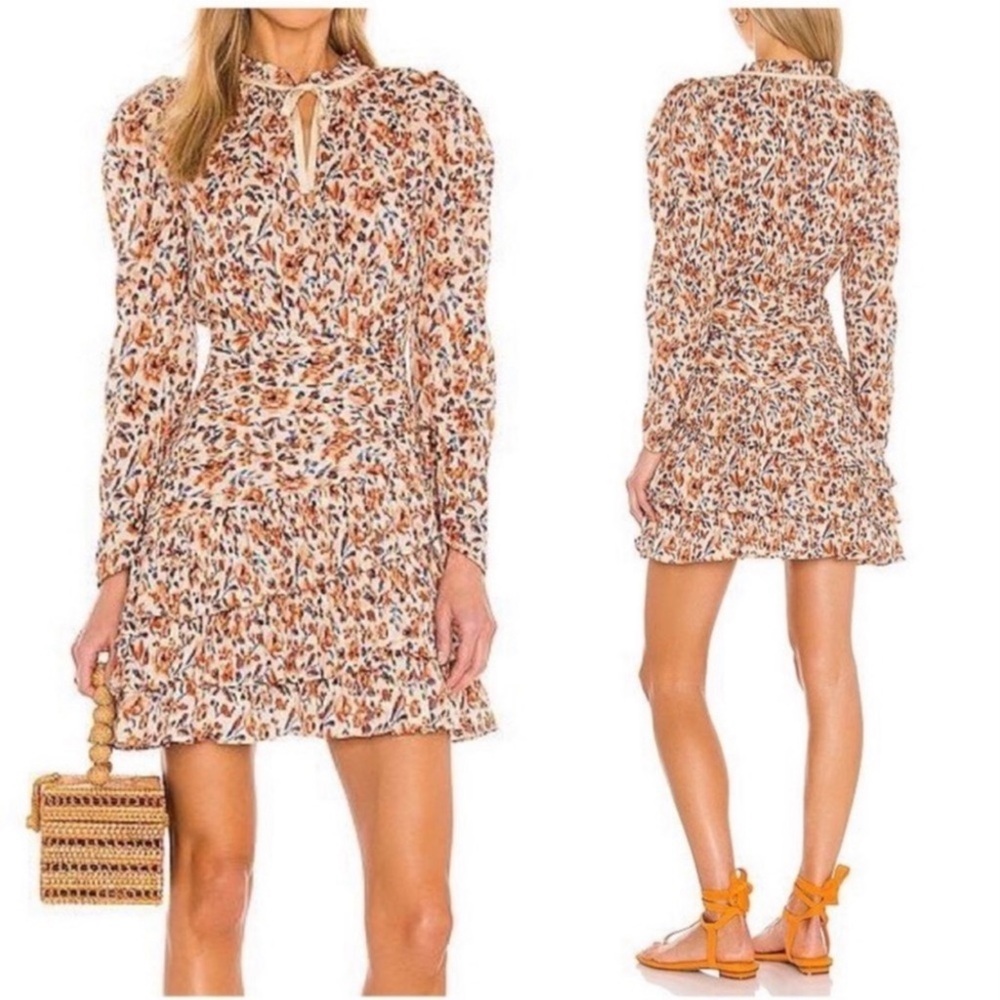 ULLA JOHNSON Marielle Mini Dress Floral Sz 12